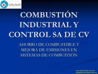 combusti n industrial y control sa de cv