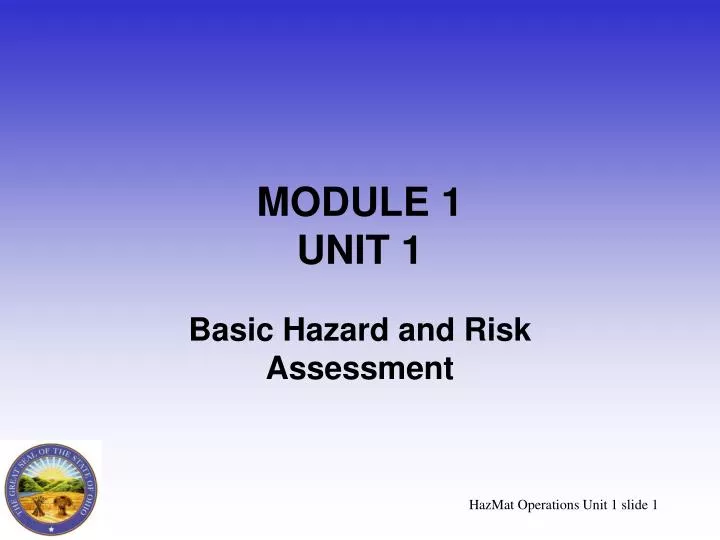 module 1 unit 1