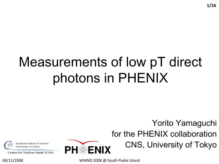 measurements of low pt direct photons in phenix