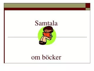 samtala om b cker