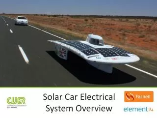 Solar Car Electrical System Overview