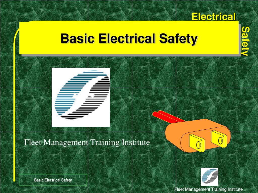 BASIC ELECTRICAL SAFETY POWERPOINT visual data 3