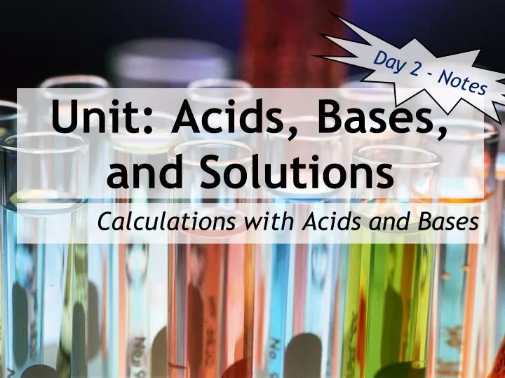 unit acids bases and solutions