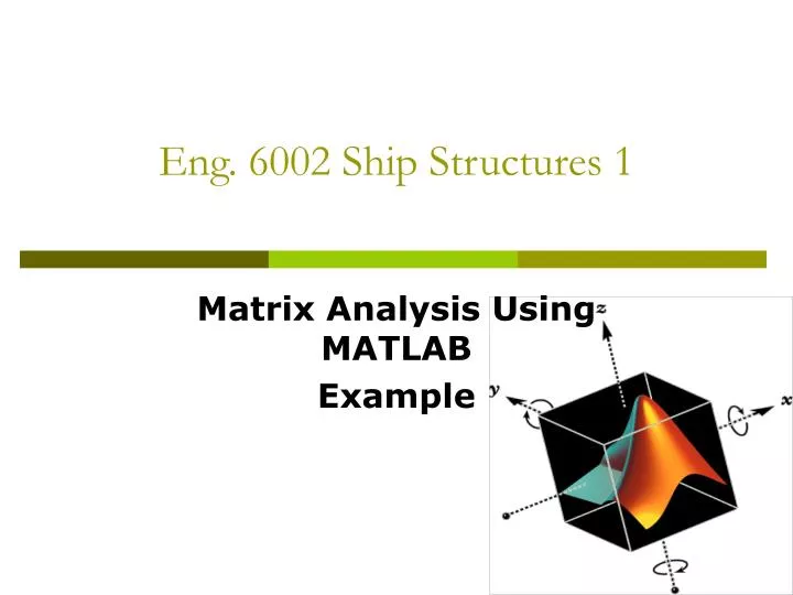 eng 6002 ship structures 1
