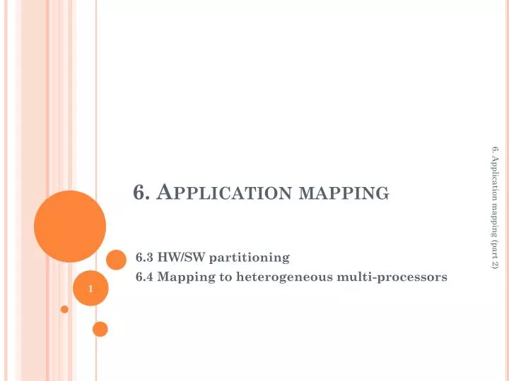 6 application mapping