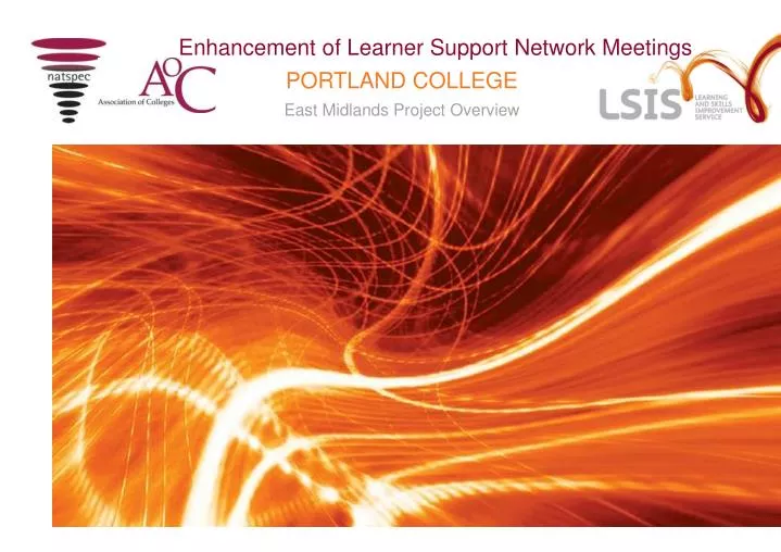 enhancement of learner support network meetings
