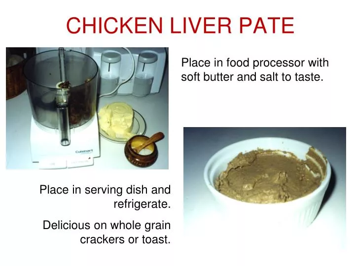 chicken liver pate
