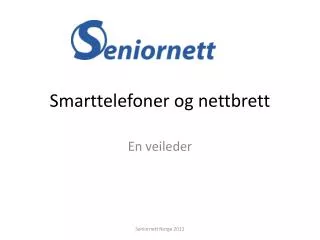 smarttelefoner og nettbrett