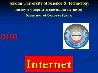 Jordan University of Science &amp; Technology Faculty of Computer &amp; Information Technology