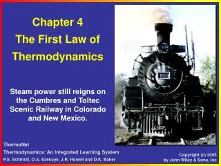 Chapter 4 The First Law of T hermodynamics