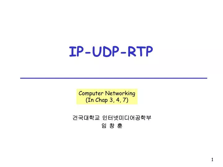 ip udp rtp