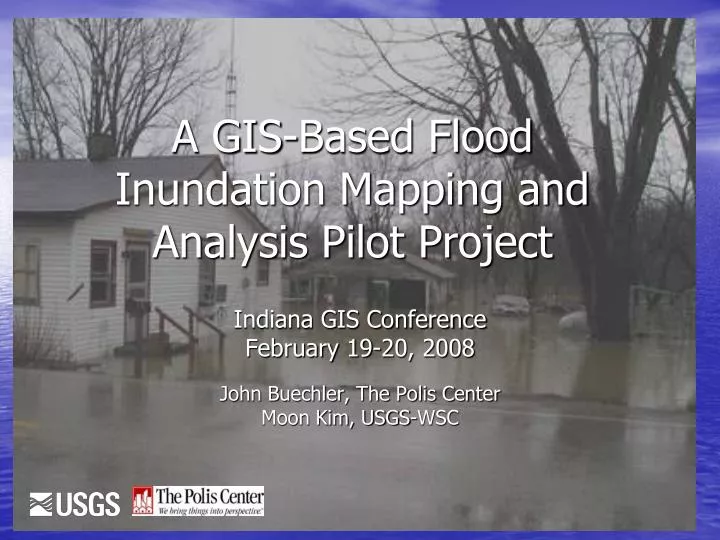 a gis based flood inundation mapping and analysis pilot project