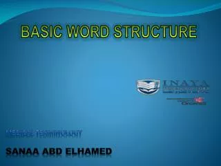 Medical terminology sanaa abd elhamed