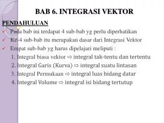 bab 6 integrasi vektor