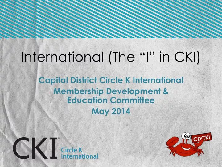 international the i in cki