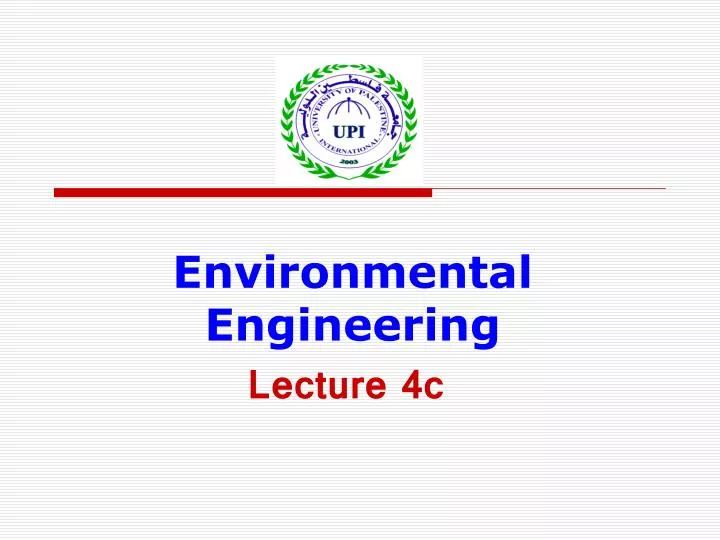 environmental engineering lecture 4c