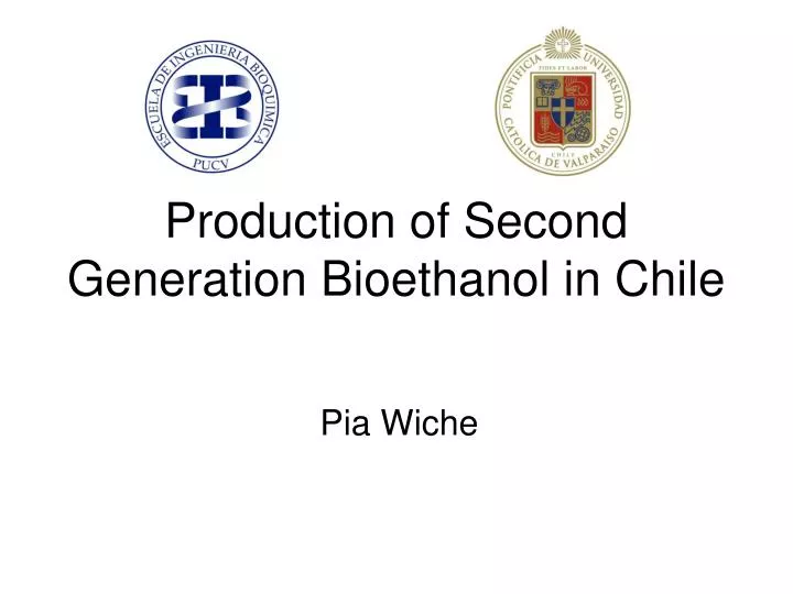 production of second generation bioethanol in chile