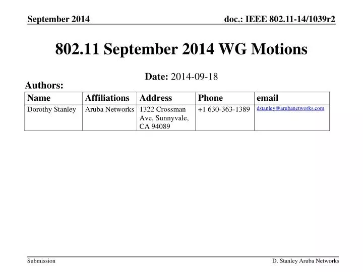 802 11 september 2014 wg motions