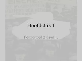 hoofdstuk 1