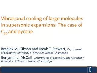 Vibrational cooling of large molecules in supersonic expansions: The case of C 60 and pyrene