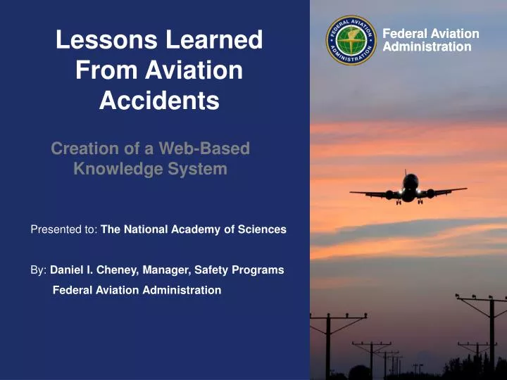 lessons learned from aviation accidents