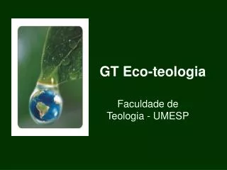 gt eco teologia