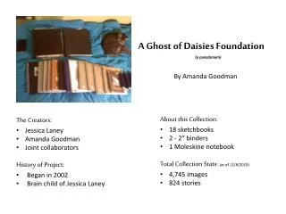 A Ghost of Daisies Foundation (a pseudonym)