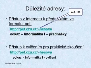 d le it adresy