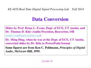 Data Conversion