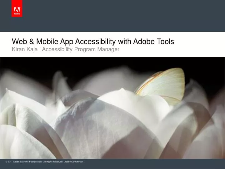 web mobile app accessibility with adobe tools