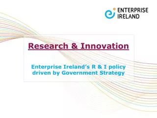 Research &amp; Innovation