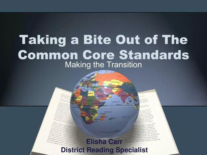 taking a bite out of the common core standards