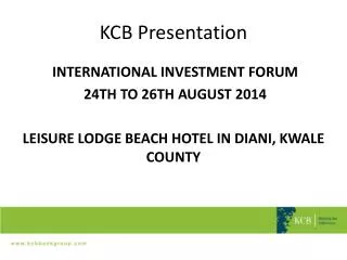 KCB Presentation