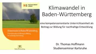 klimawandel in baden w rttemberg