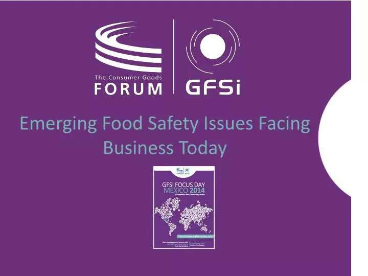 emerging food safety issues facing business today
