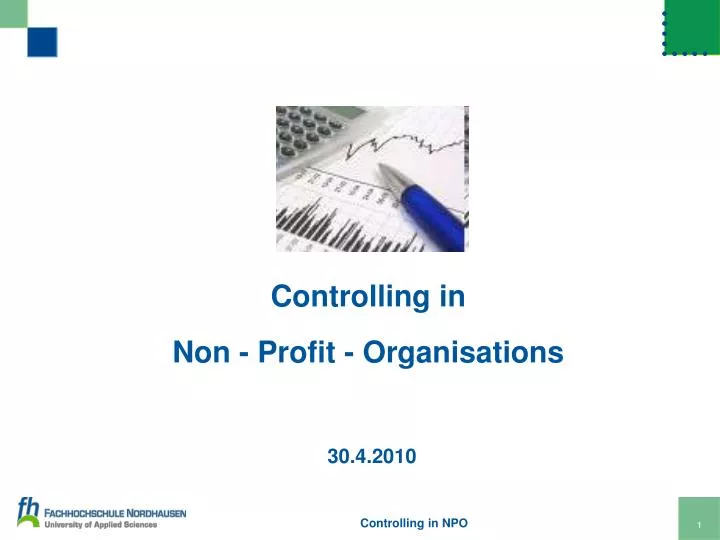 controlling in non profit organisations