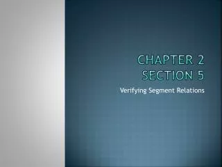 Chapter 2 Section 5