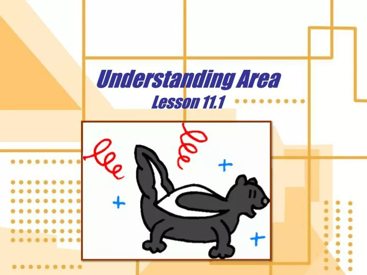 understanding area lesson 11 1
