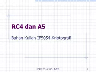 rc4 dan a5