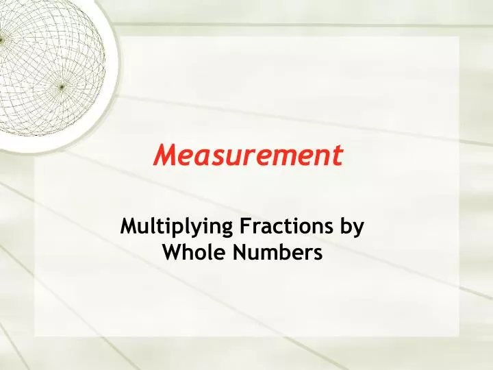 measurement