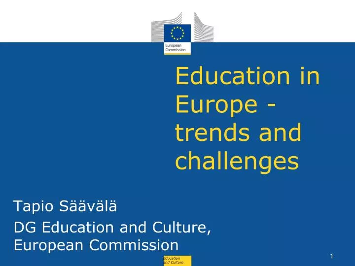 education in europe trends and challenges