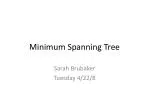 Minimum Spanning Tree - slide 1