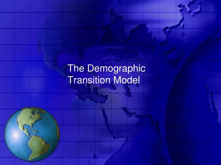 the demographic transition model