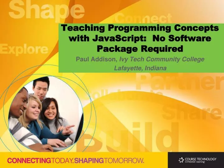 teaching programming concepts with javascript no software package required