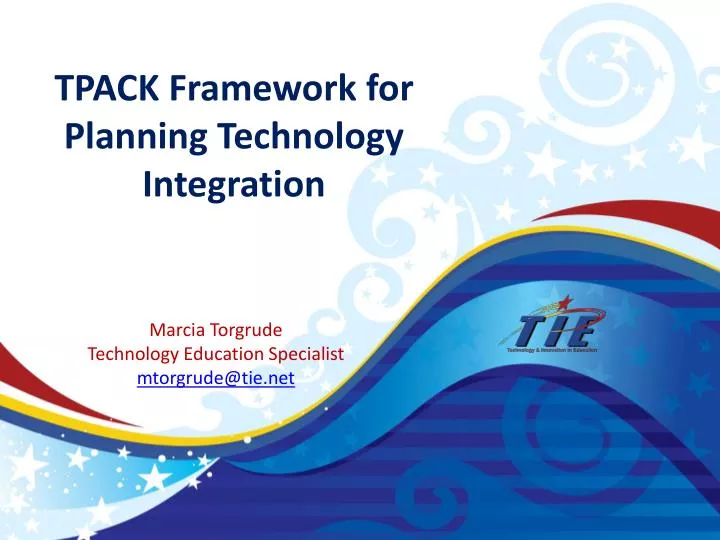 tpack framework for planning technology integration