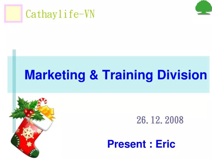 marketing training division