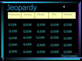 jeopardy