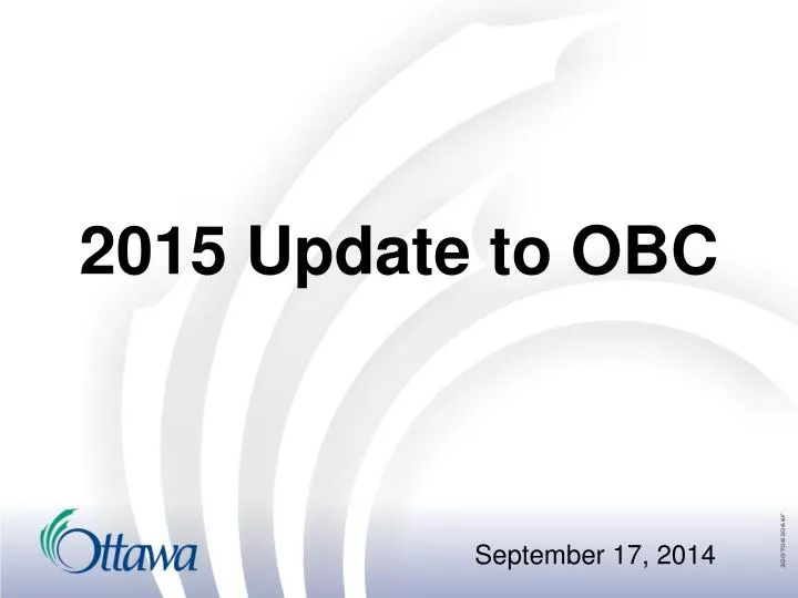 2015 update to obc