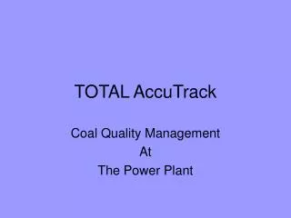 TOTAL AccuTrack