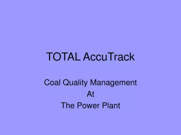 total accutrack